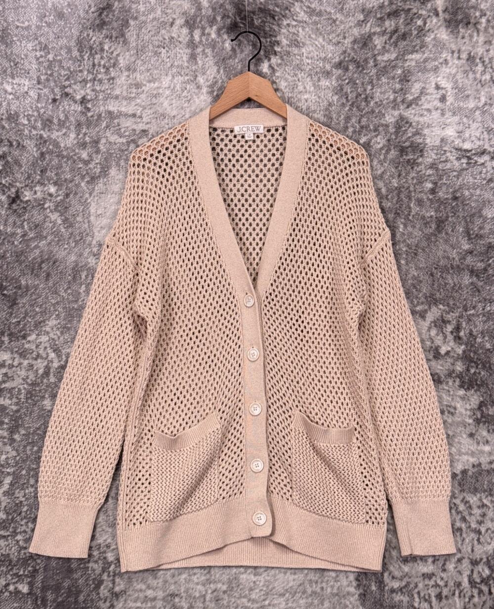 J Crew Sweater Large / XL Womens Limited Edition Crocket Cardigan